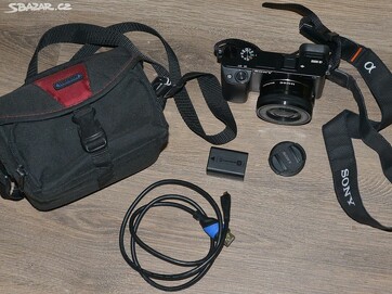 Sony A 6000 +16-50mm *24,3 Mpx *Full HDV*7800 Exp.