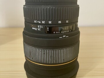 Sigma 24-70 mm F 2,8 EX DG MACRO pro Canon