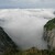 Mlha pod vrcholky Dolomit