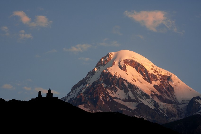 Kazbek is highest peak