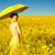 Yellow umbrella