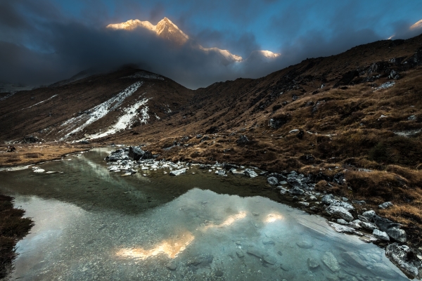 Mt. Pandim od Goecha La Lake, Kanchenjunga trek, Sikkim, Nikon D850, Nikon 14-24mm f/2,8G ED AF-S (14mm), ISO 640, 1/80s, f/11 | Pavel Macenauer | Pavel Macenauer