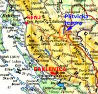 Mapa Velebit (Chorvatsko)