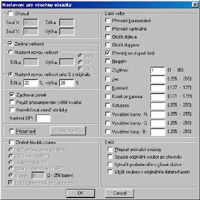 Nastavení dávkových operací Nastavení dávkových operací