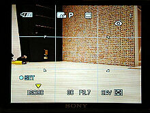 LCD při snímání | © Petr Koritina LCD při snímání