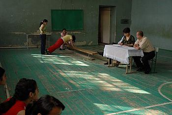 Závěrečné zkoušky z tělocviku Závěrečné zkoušky z tělocviku