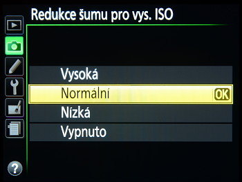 Intenzita redukce šumu